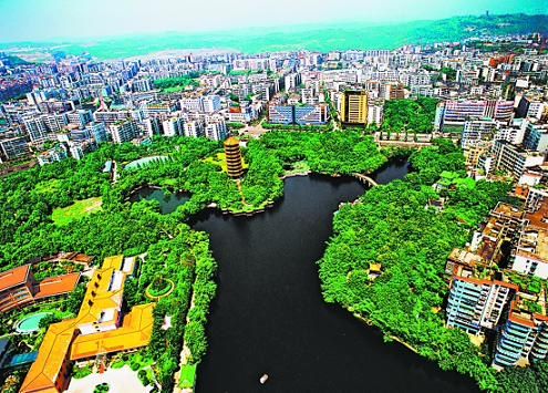 Город Чунцин в Китае