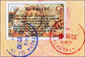 документы виза в Турцию