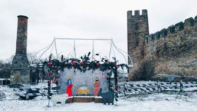 Дед мороз в Аккерманской крепости