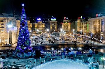 Киев на Новый год